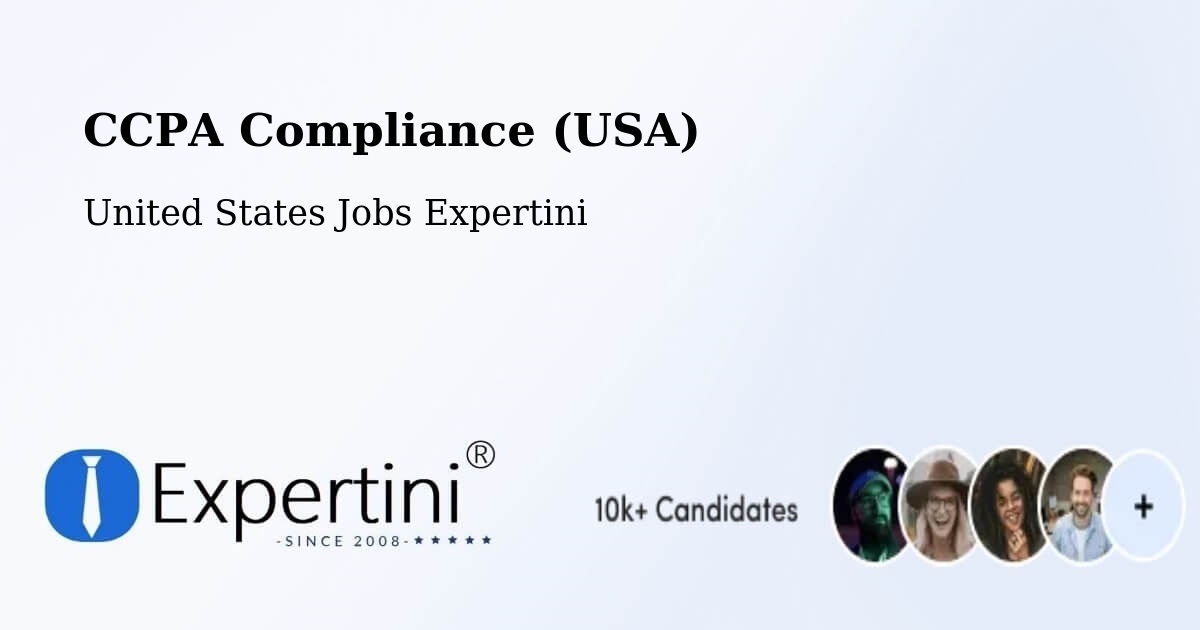 CCPA Privacy Rights & Compliance Notice – Springfield - United States Jobs Expertini