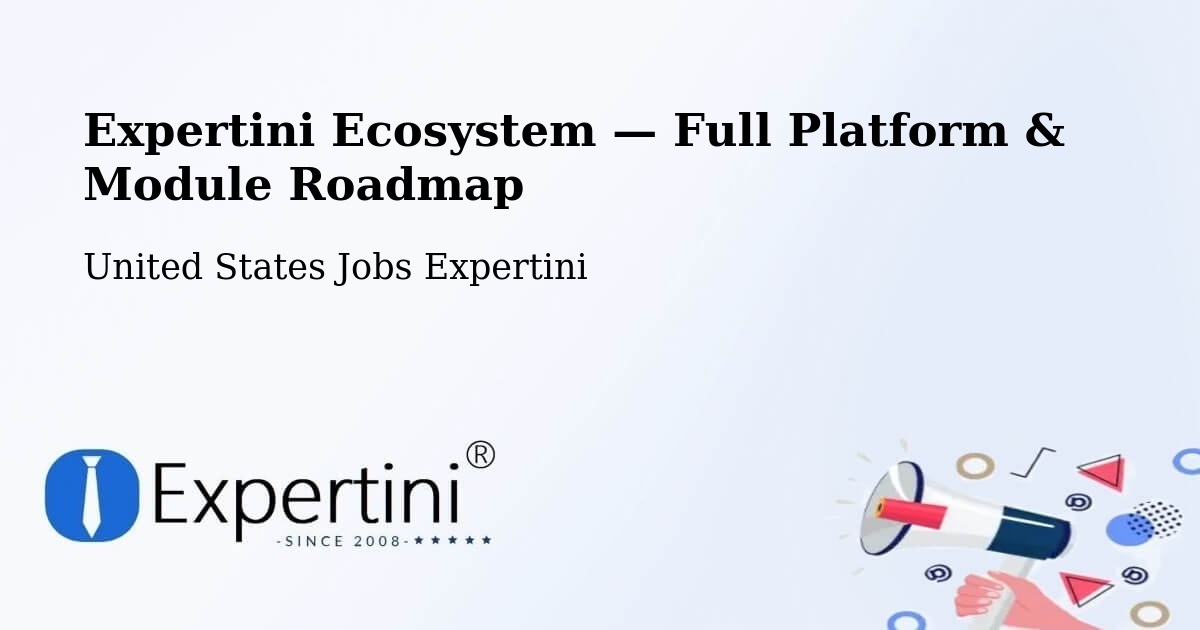 Expertini Ecosystem — Full Platform & Module Roadmap – Springfield